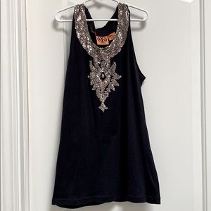 tory burch • sequin small tank top